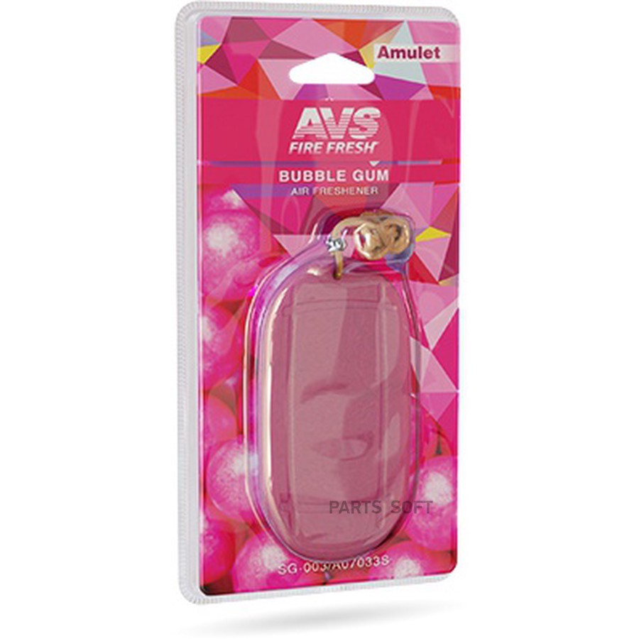 Ароматизатор подвесной (Buble Gum/Бабл Гам) (20 г) "AVS" Amulet (SG-003, гелевый) - AVS None None